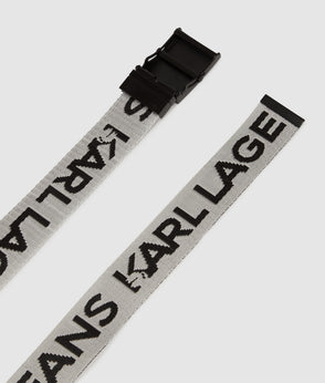 Karl Lagerfeld Contrast Stitch Cargo Pants Black