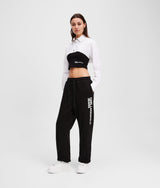 Karl Lagerfeld Slim-Fit Sweatpants Black