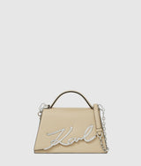 KarlLagerfeld Ksignature Medium Crossbody Bag Safari