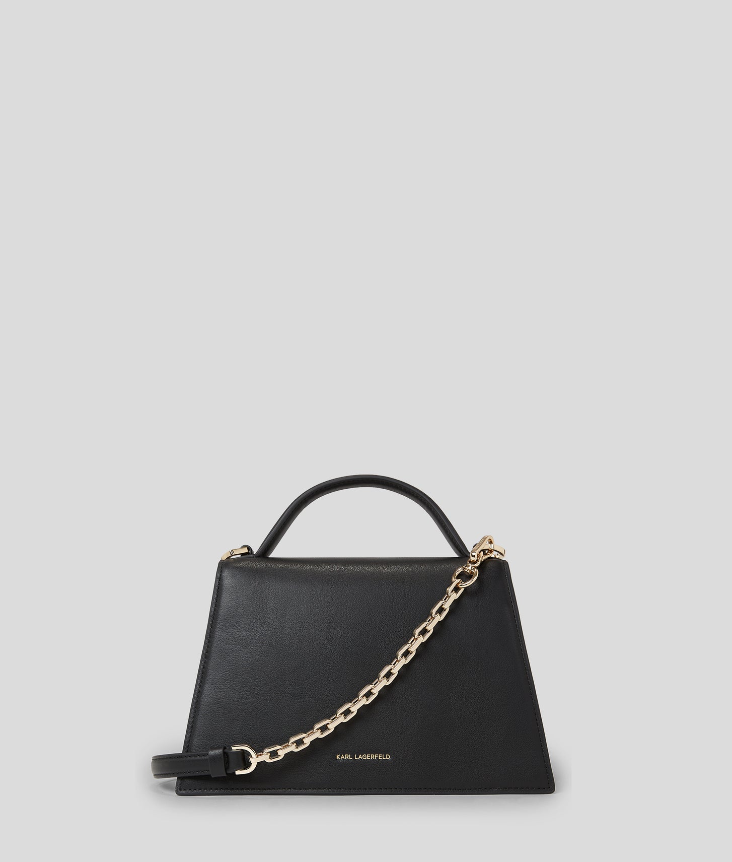 KarlLagerfeld Ksignature Medium Crossbody Bag Black/Gold