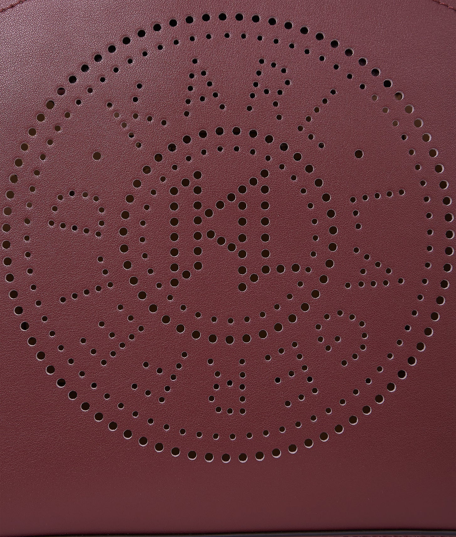 KarlLagerfeld Kcircle Perforated Small Tote Bag Windsor Wine