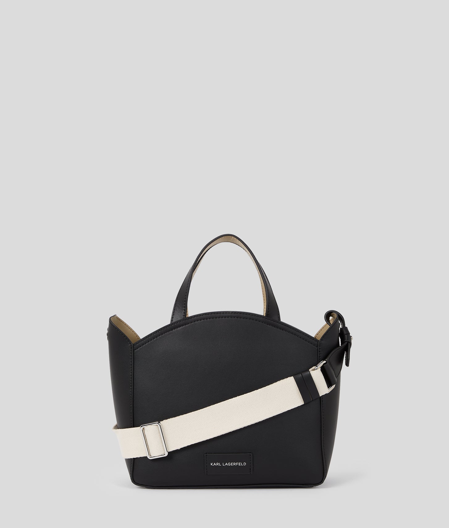 KarlLagerfeld Kcircle Perforated Small Tote Bag Black