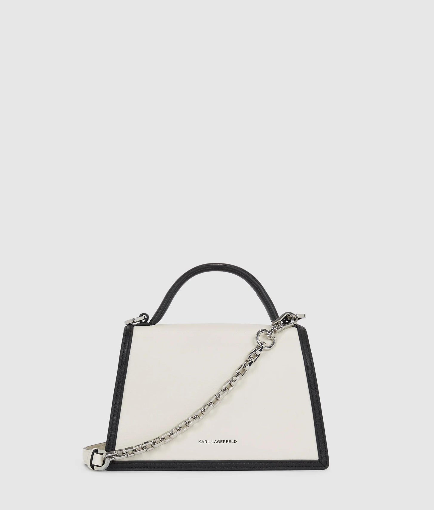 KarlLagerfeld Ksignature Small Crossbody Bag White/Black