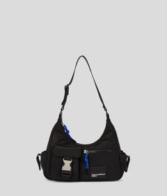 KarlLagerfeld Street Nylon Shoulder Bag Black