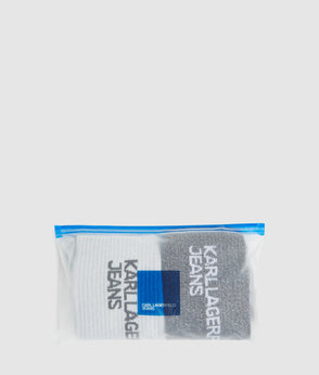 KarlLagerfeld Puffy Top Handle Bag Black