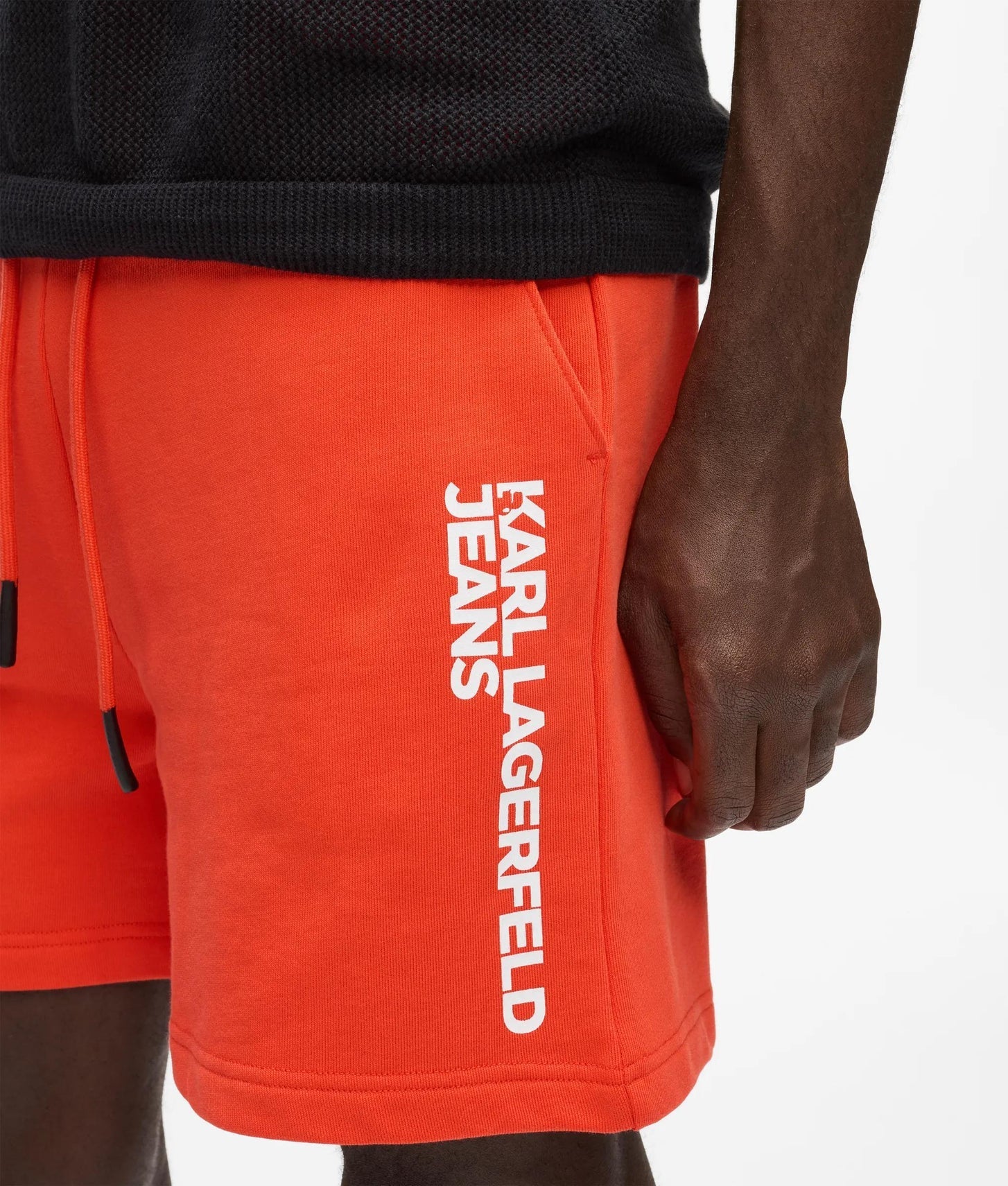 Karl Lagerfeld Logo Sweat Shorts Grenadine