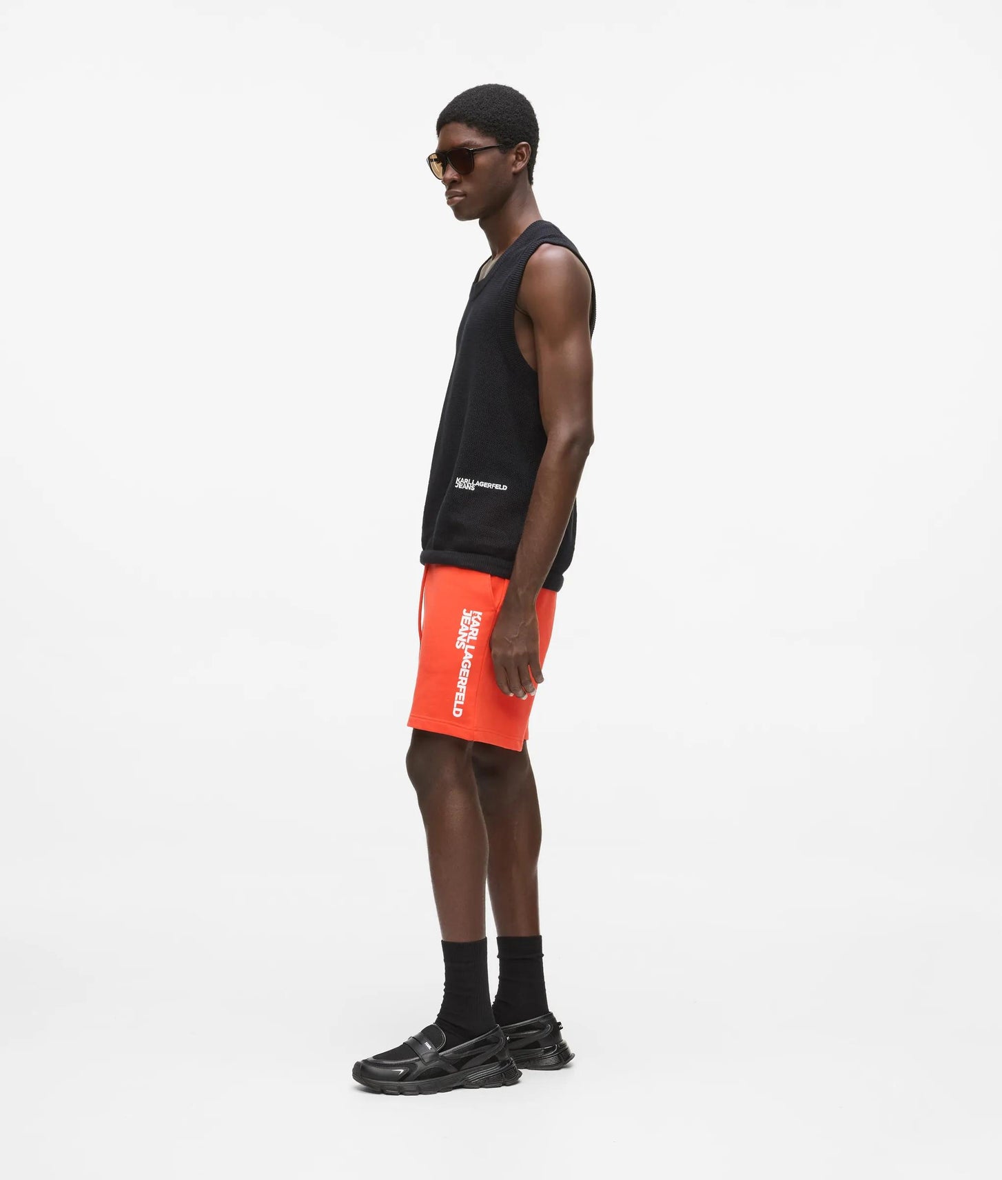 Karl Lagerfeld Logo Sweat Shorts Grenadine