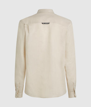 Karl Lagerfeld Linen Suit Pants Natural