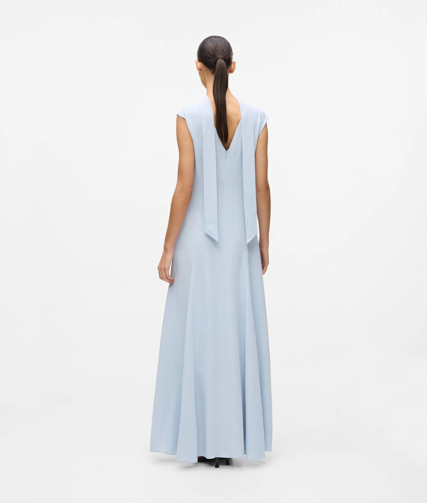 Karl Lagerfeld Ruffle-Detail Dress Kentucky Blue