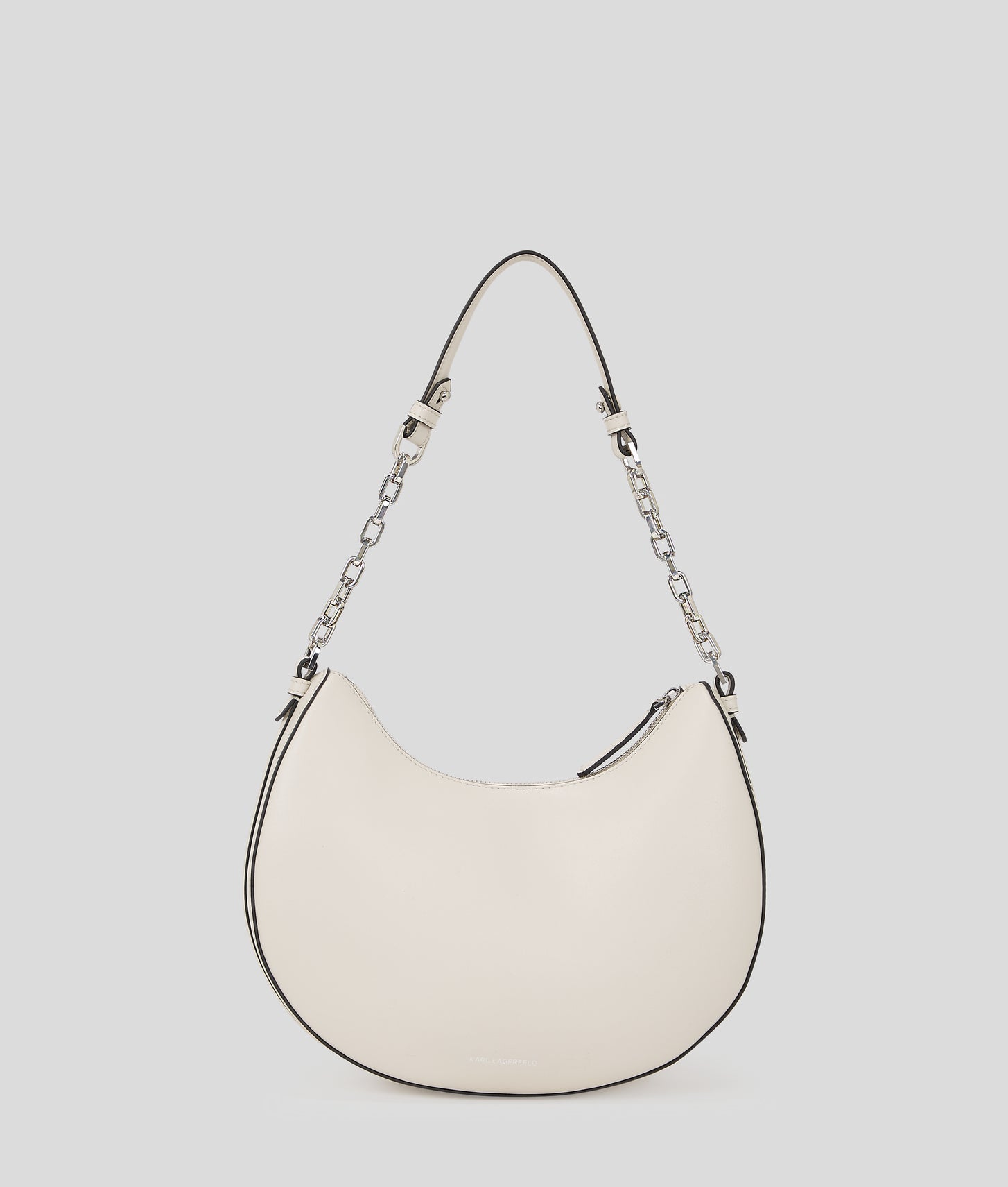 KarlLagerfeld Kautograph Moon Shoulder Bag Cement