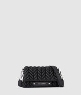 KarlLagerfeld Kweave Crossbody Bag Black-Nickel