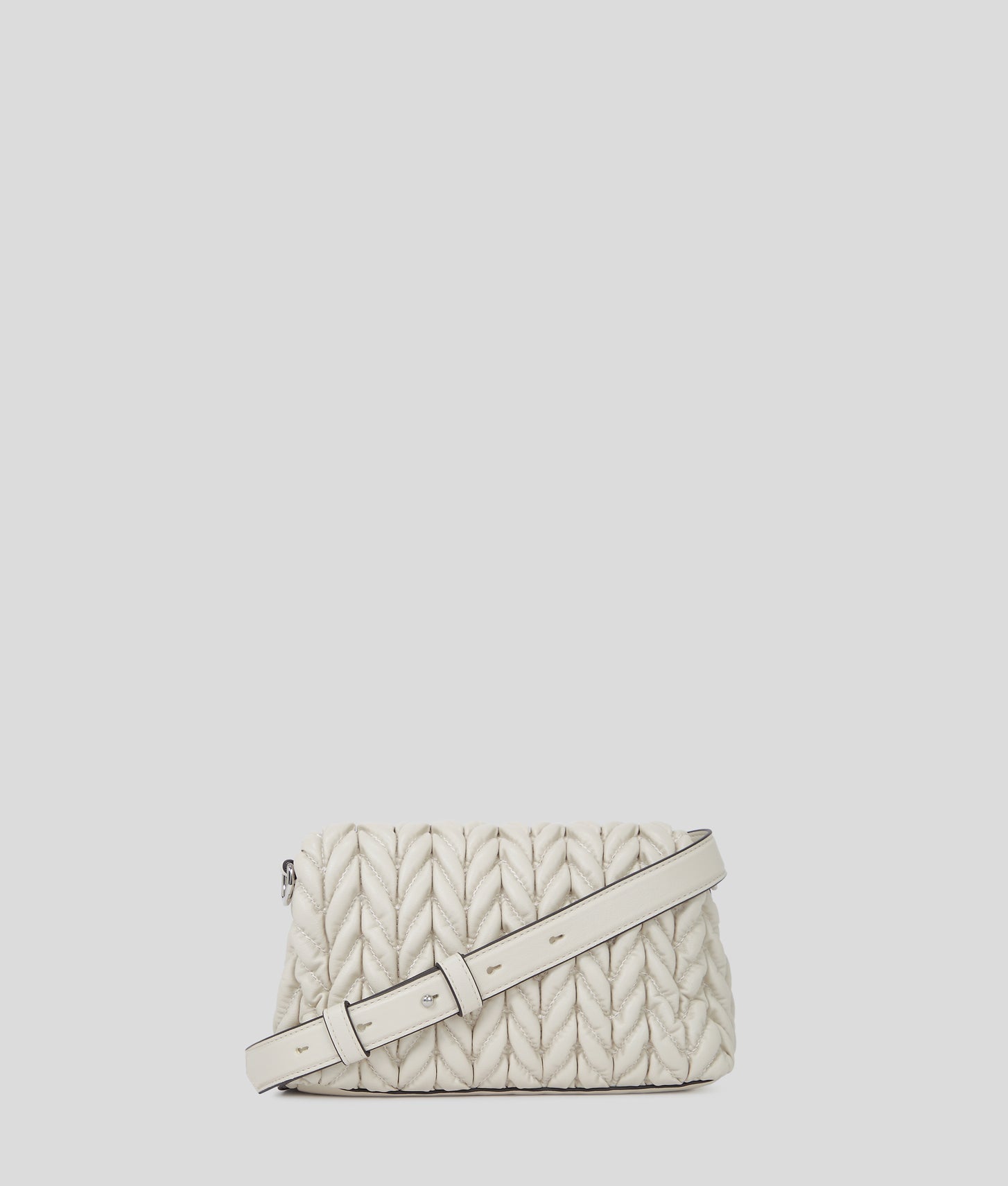 KarlLagerfeld Kweave Crossbody Bag Cement