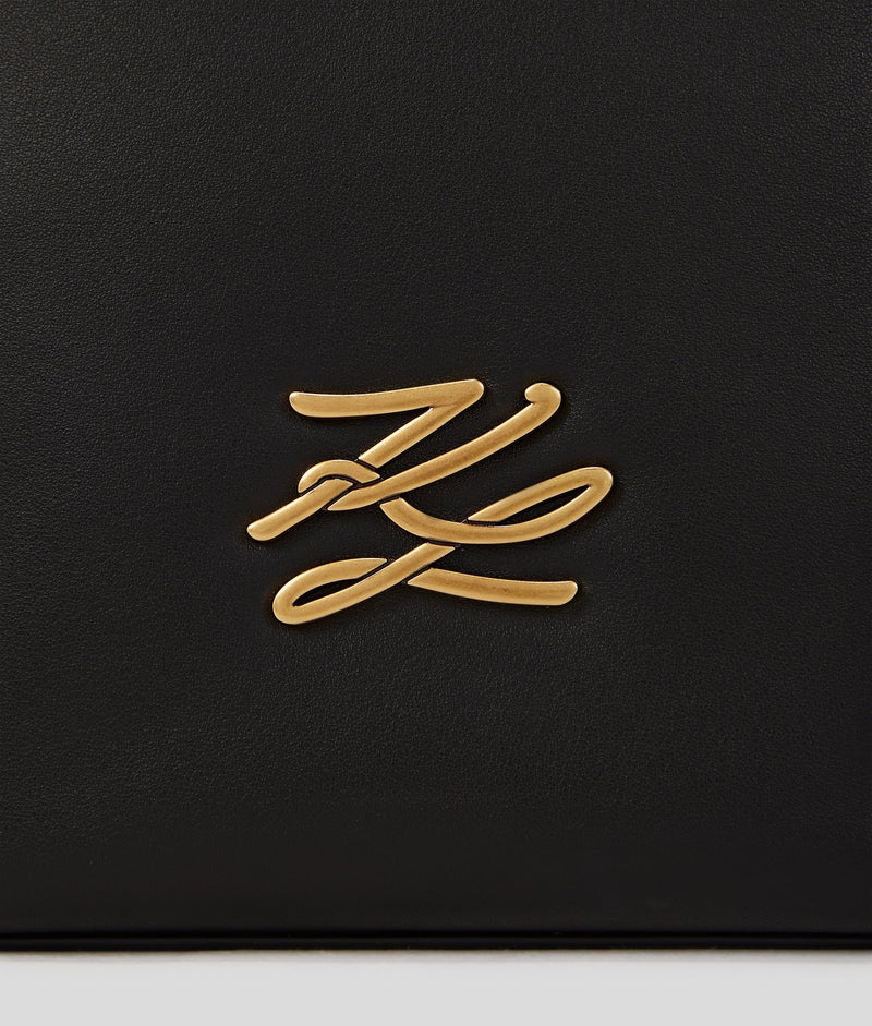 KarlLagerfeld Kautograph Small Bucket Bag Black/Gold