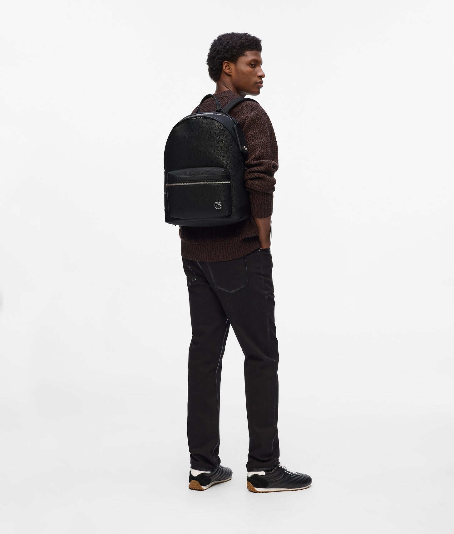 KarlLagerfeld Ikon Outline Backpack Black