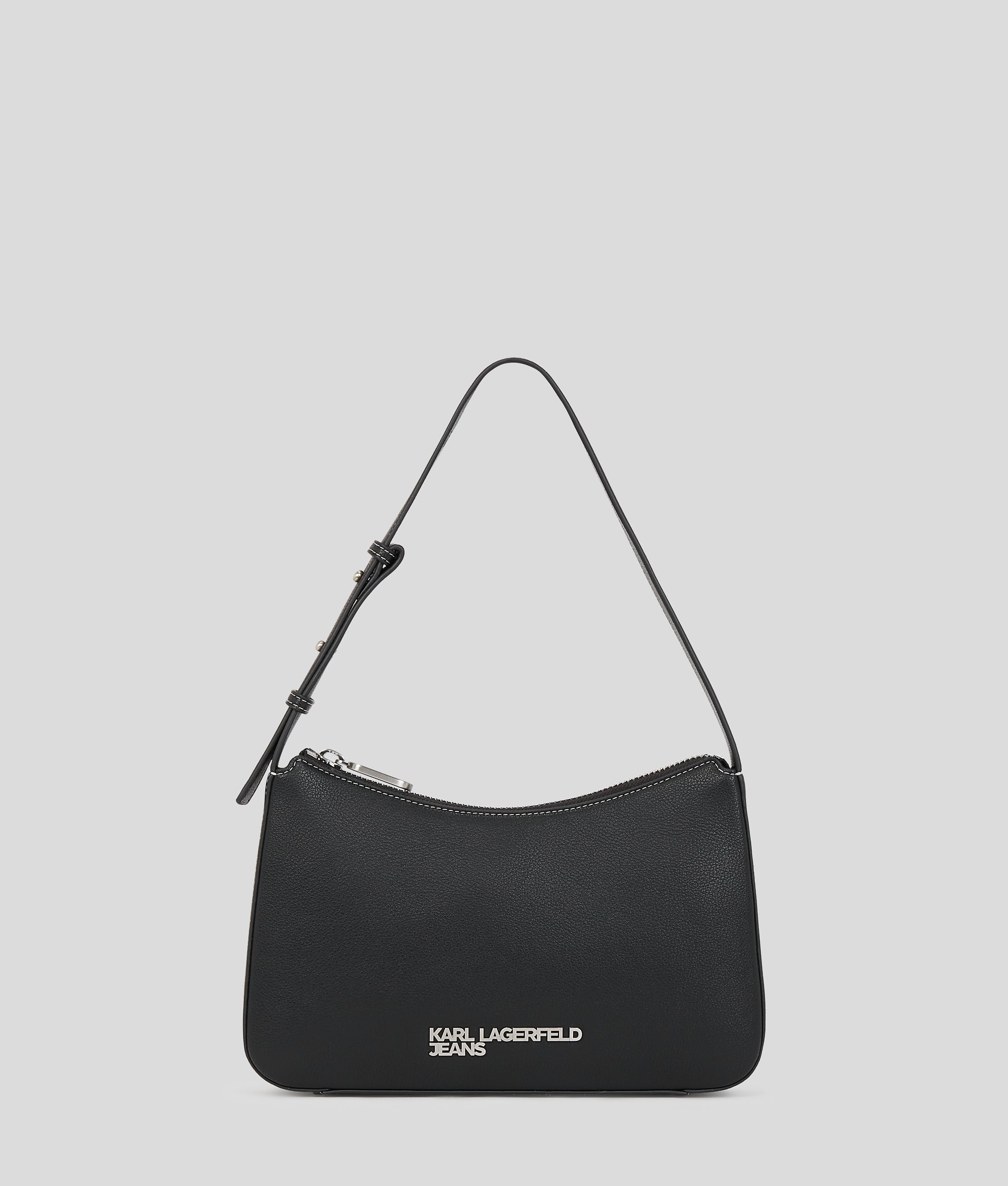 KarlLagerfeld Metal Logo Shoulder Bag Black