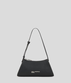 KarlLagerfeld Metal Logo Small Shoulder Bag Black