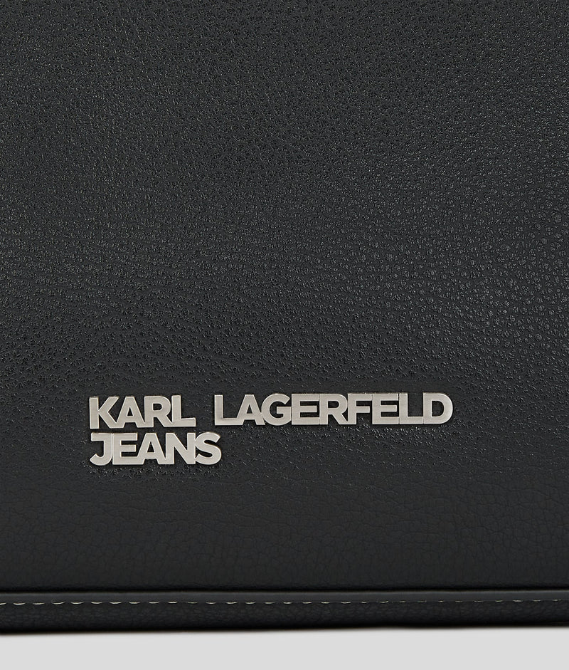 KarlLagerfeld Metal Logo Small Shoulder Bag Black