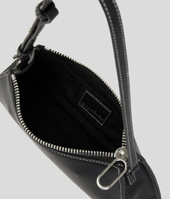 KarlLagerfeld Metal Logo Small Shoulder Bag Black