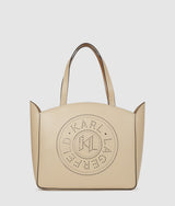 KarlLagerfeld Kcircle Medium Tote Bag Safari