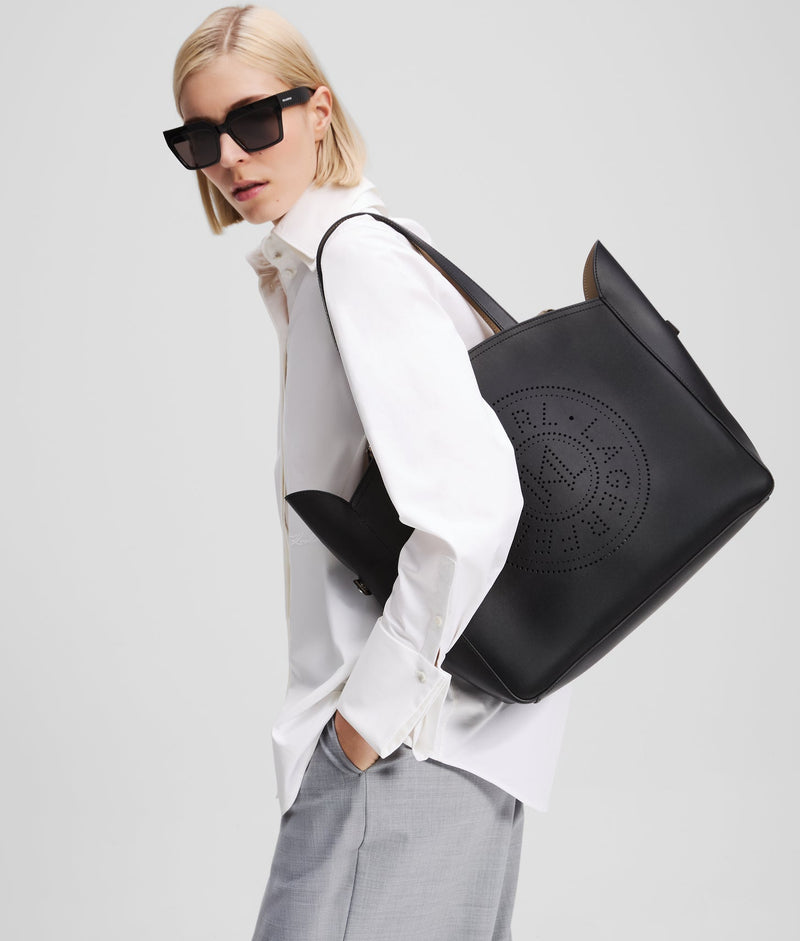 KarlLagerfeld Kcircle Medium Tote Bag Black