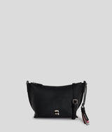 KarlLagerfeld Ikon Grainy Shoulder Bag Black