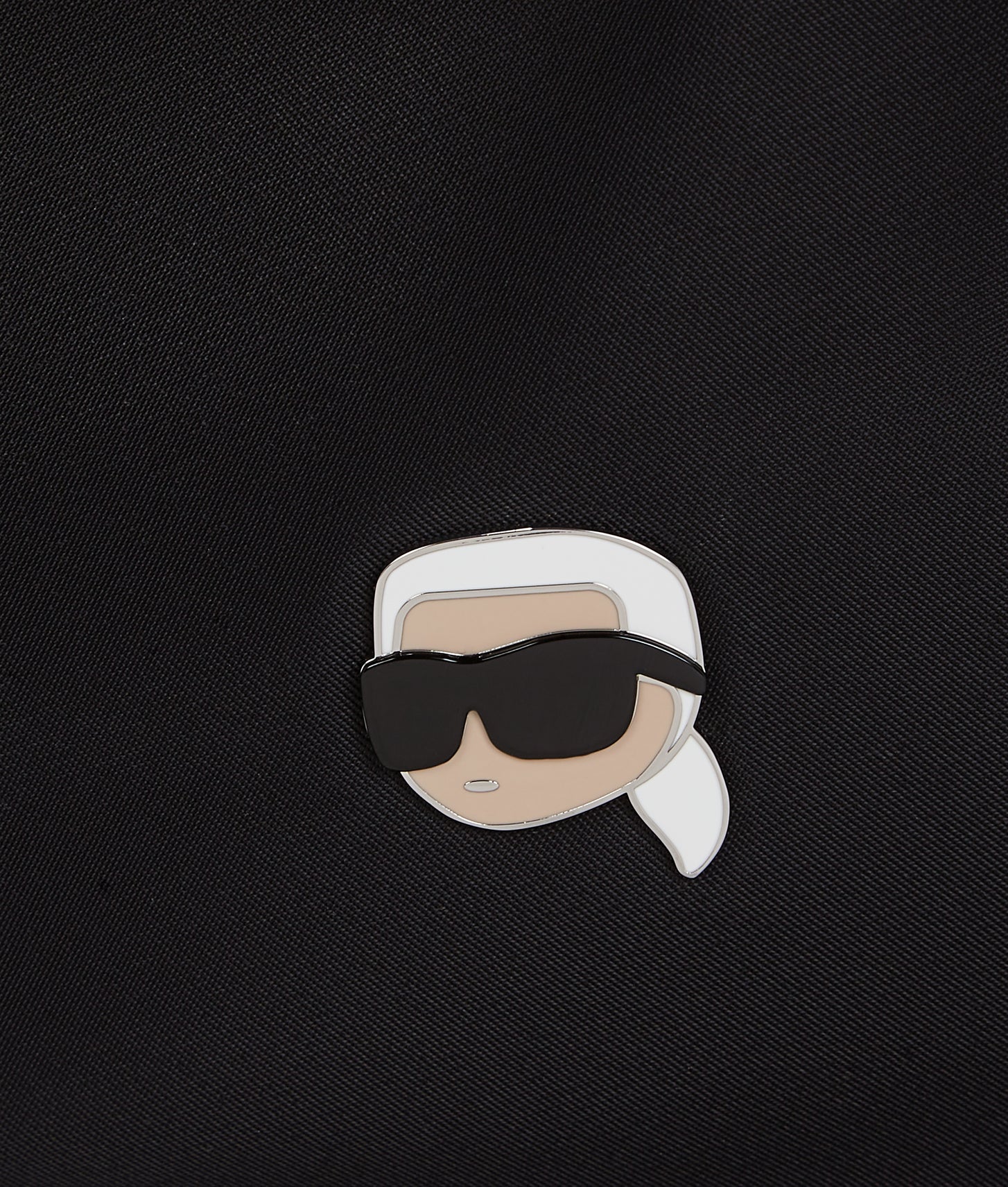 KarlLagerfeld Ikon Drawstring Shoulder Bag Black