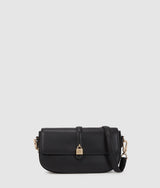 KarlLagerfeld Kautograph Padlock Shoulder Bag Black/Gold