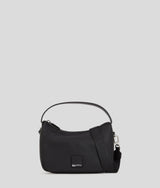 KarlLagerfeld Klj Box Logo Soft Mini Hobo Bag Black
