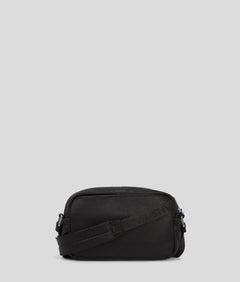 KarlLagerfeld Utility Coated Denim Camera Bag Coated Black Denim