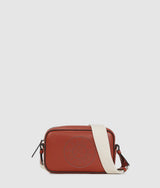 KarlLagerfeld Kcircle Perforated Crossbody Bag Red Brick