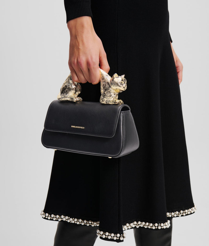 KarlLagerfeld Choupette Top Handle Bag Black