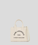 KarlLagerfeld Rue St-Guillaume Mini Tote Bag Natural