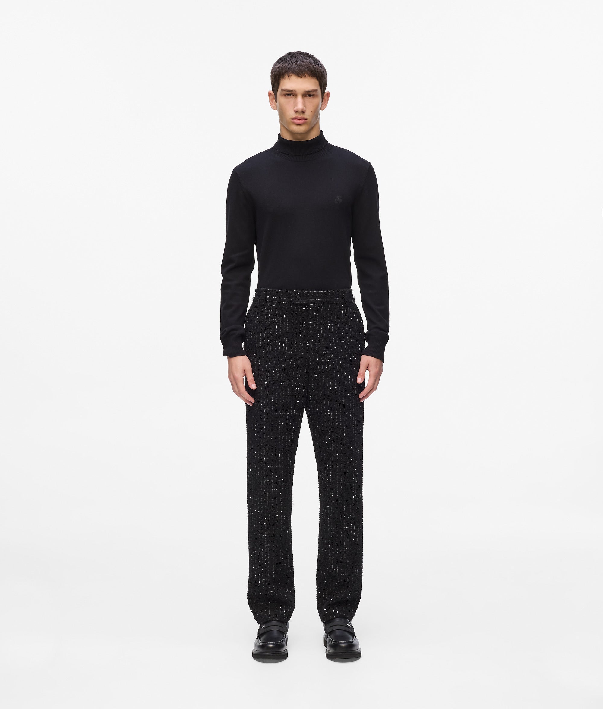Karl Lagerfeld Boucle Pants Black