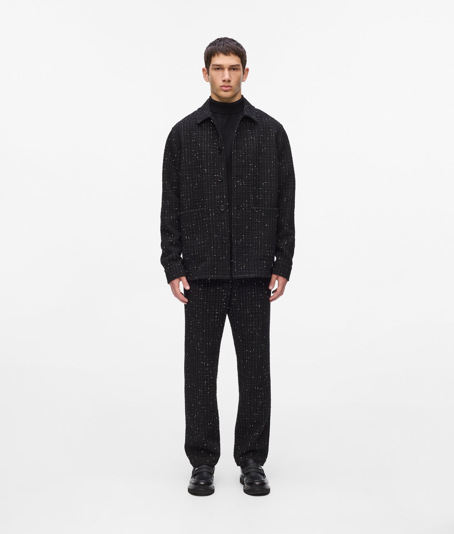 Karl Lagerfeld Boucle Pants Black