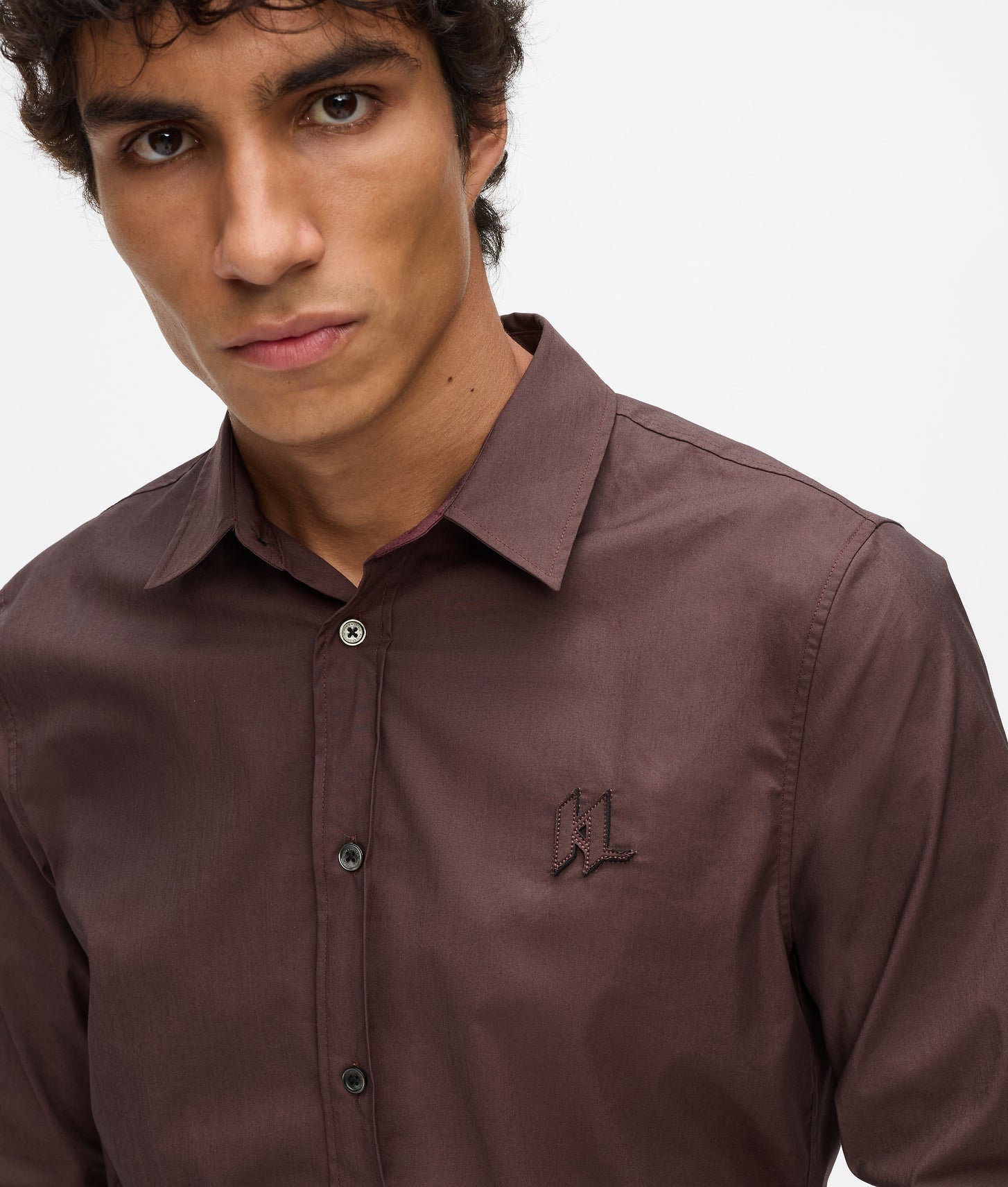 Karl Lagerfeld Monogram Shirt Fudge