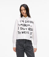 Karl Lagerfeld Karl Quote Shirt White