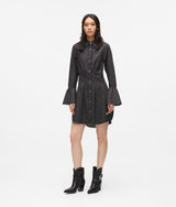 Karl Lagerfeld Flared Denim Dress Washed Black