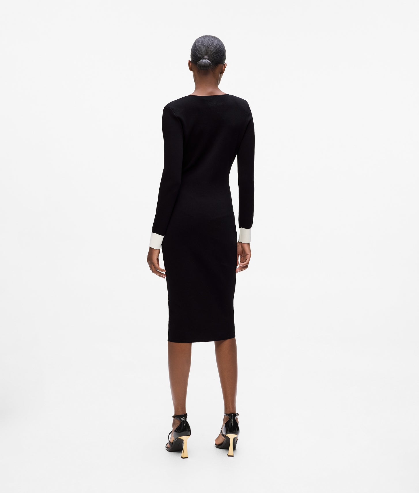 Karl Lagerfeld Karl Dna Knit Dress Black/White