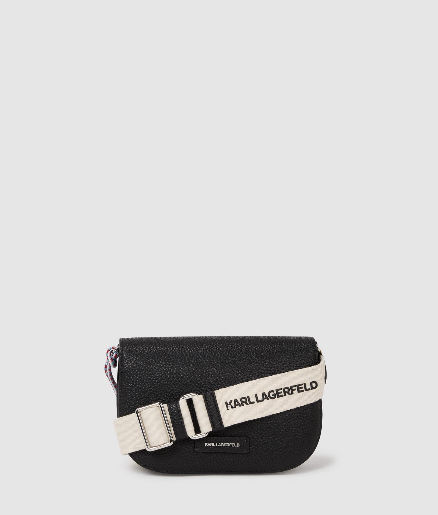 KarlLagerfeld Ikon Pebble Crossbody Bag Black