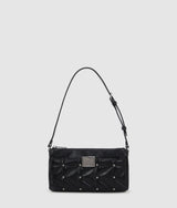 KarlLagerfeld Kkuilt Small Shoulder Bag Black-Nickel