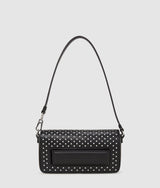 KarlLagerfeld Ikon K Studded Shoulder Bag Black Embellishment