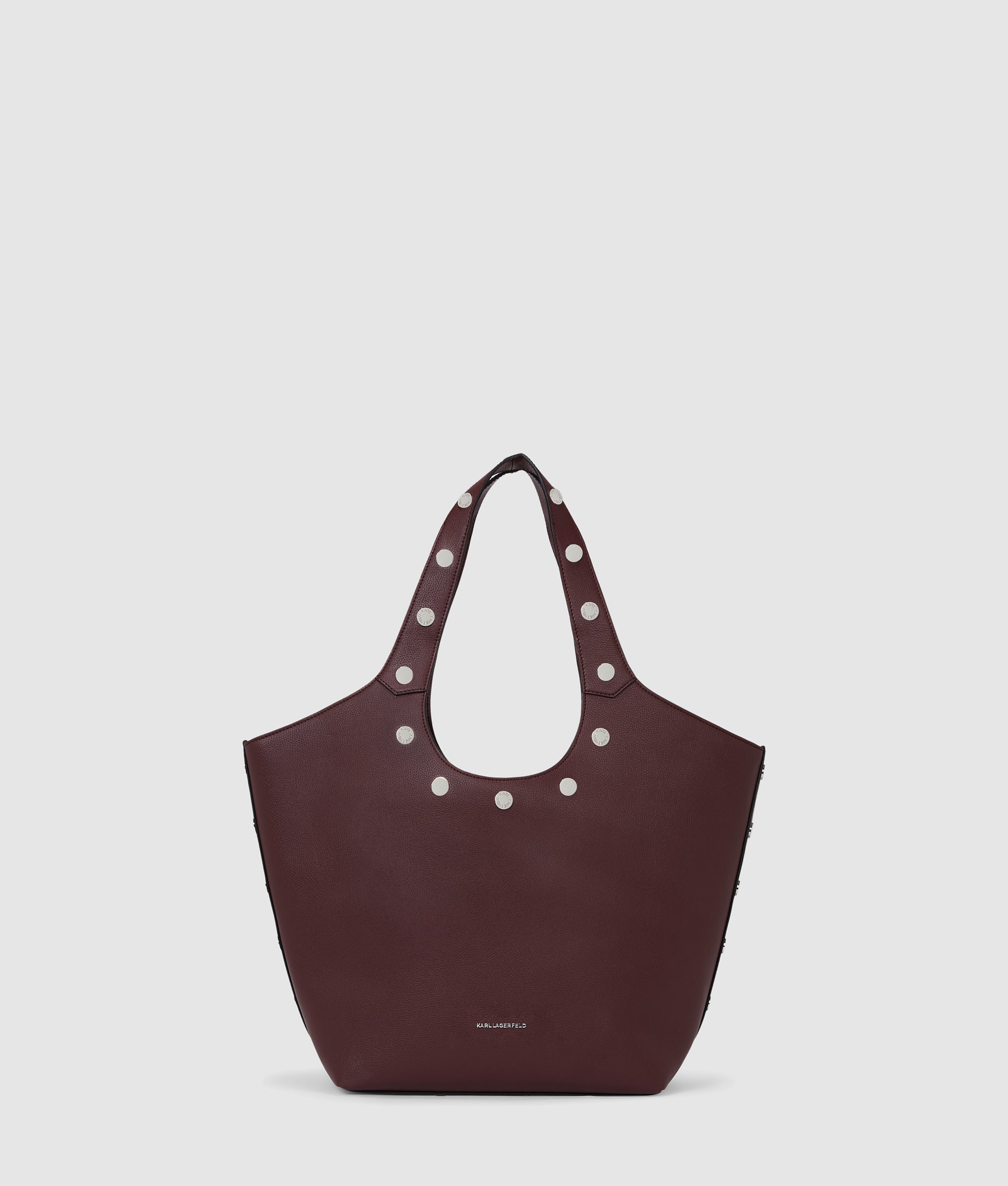 KarlLagerfeld Krocky Marais Medium Tote Bag Windsor Wine