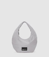 KarlLagerfeld Nylon Metallic Shoulder Bag Silver