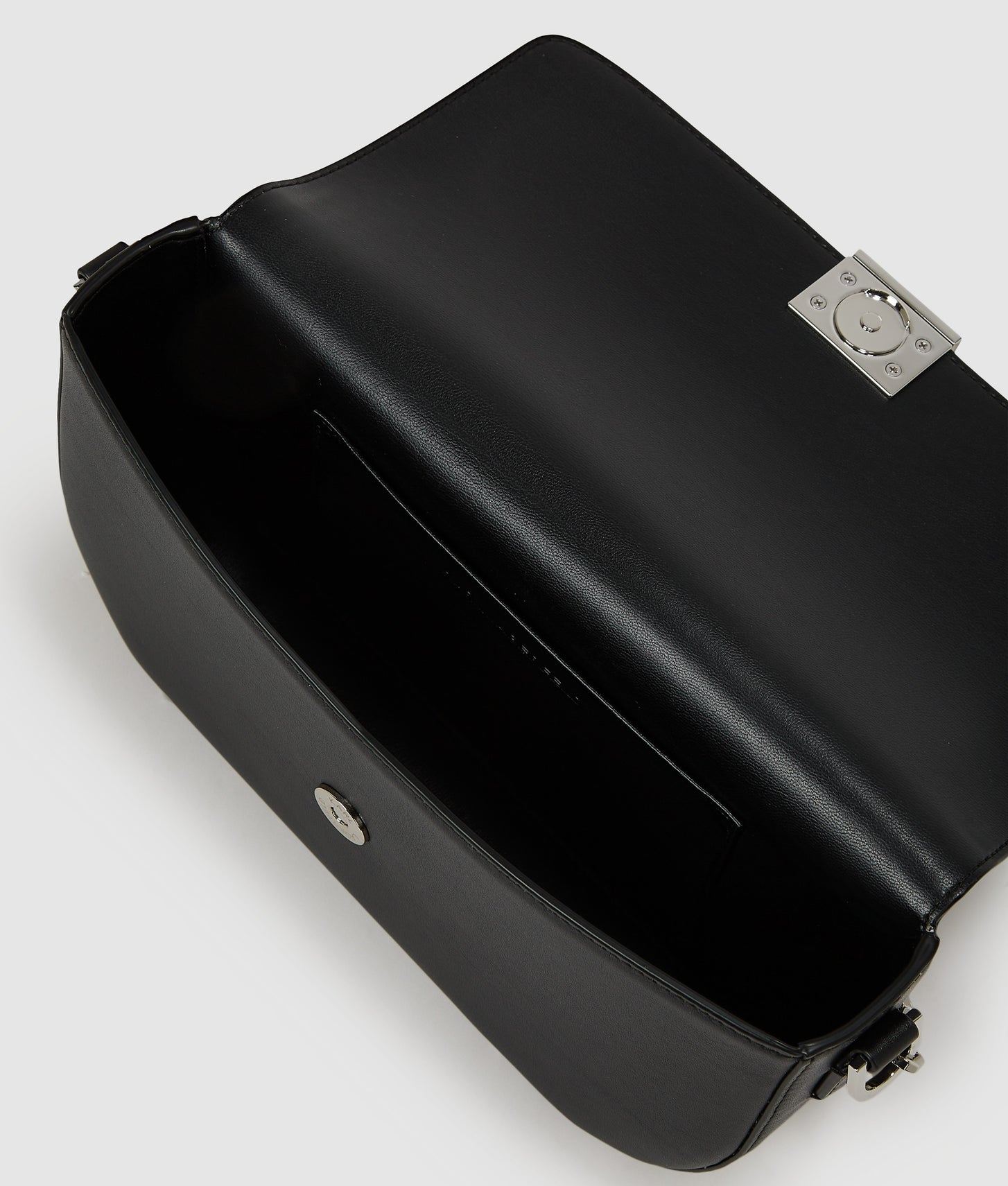 KarlLagerfeld Kforever Shoulder Bag Black-Nickel