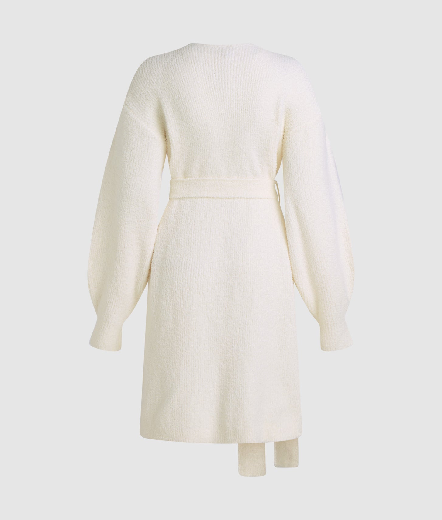 Karl Lagerfeld Signature Fleece Lounge Cardigan Cannoli Cream