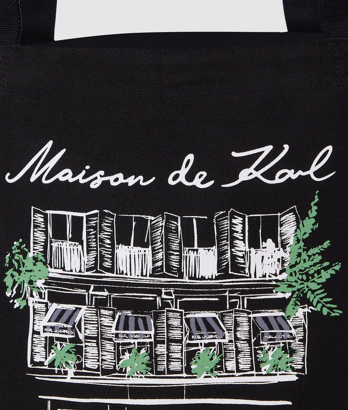 KarlLagerfeld Maison De Karl Reversible Shopper Black