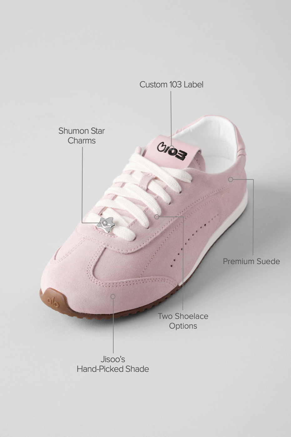 Alo Yoga ALO Sunset Sneaker + Jisoo - Bloom Pink