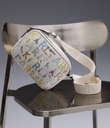 KarlLagerfeld Maybelle sequin crossbody winter white multi