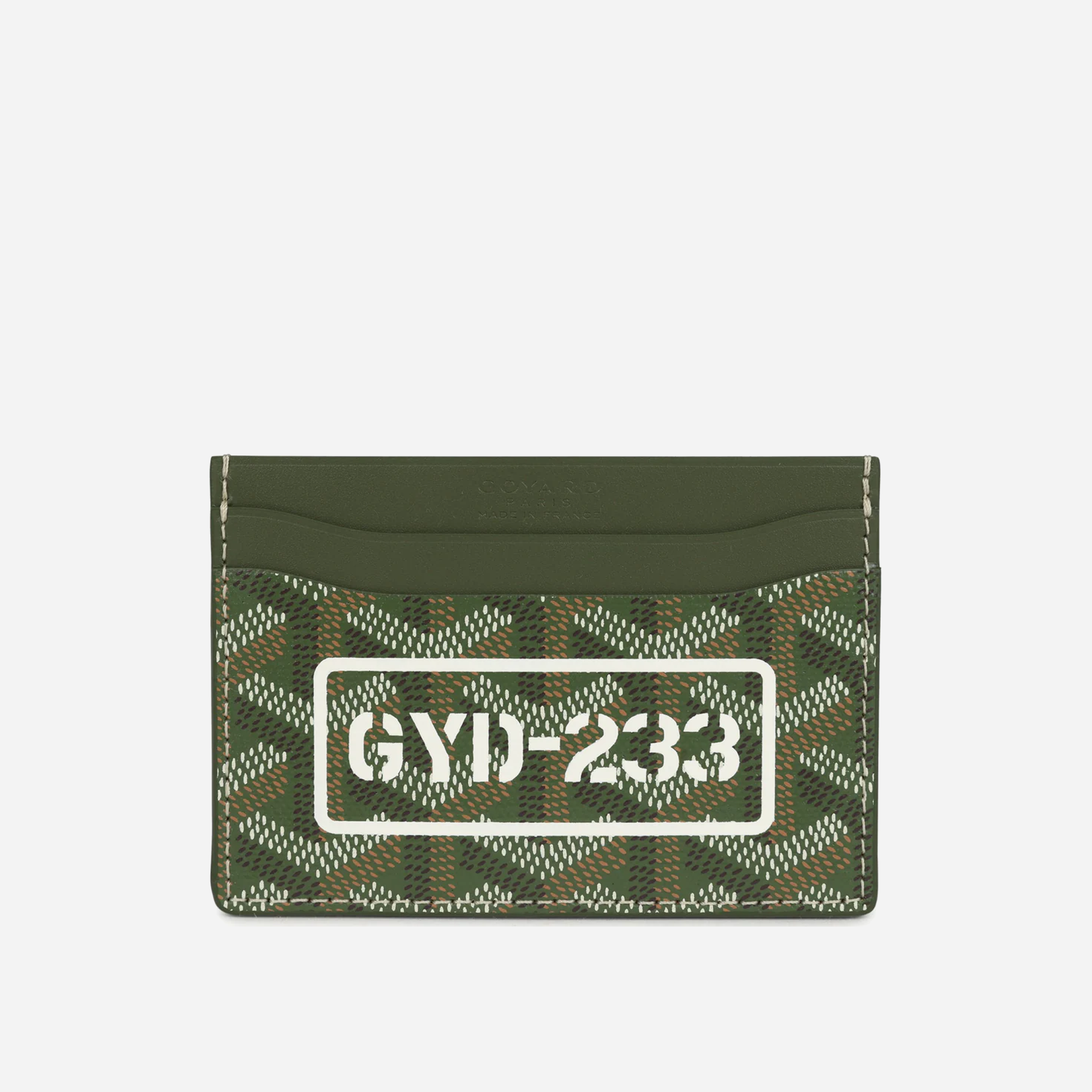 Goyard Goyardine Canvas Khaki Saint-Sulpice Card Wallet