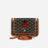 Goyard Plumet Pocket Wallet Ladybug Black/Brown